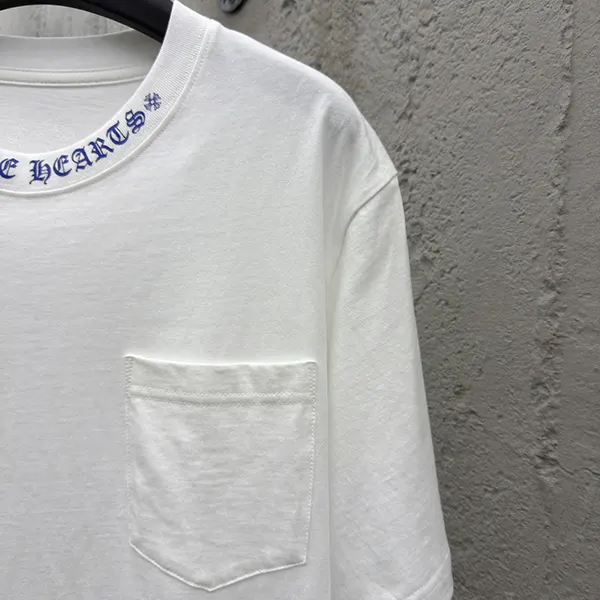 クロムハーツ オリーブ スクリプト ロゴ Tシャツ 激安 ホワイト Kun68421