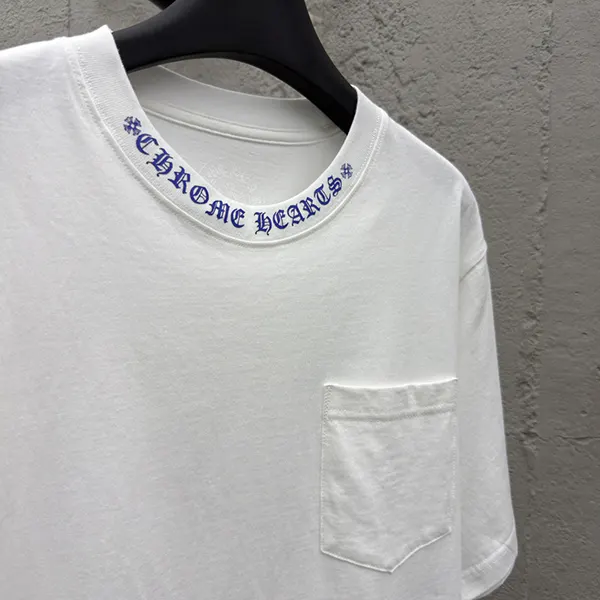 クロムハーツ オリーブ スクリプト ロゴ Tシャツ 激安 ホワイト Kun68421