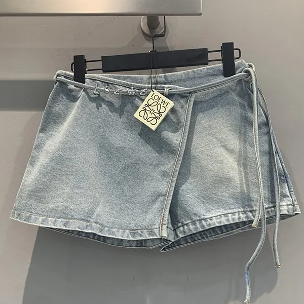 追跡付 ロエベ N級品 Paulas Ibiza denim skortデニムスコート lom85642