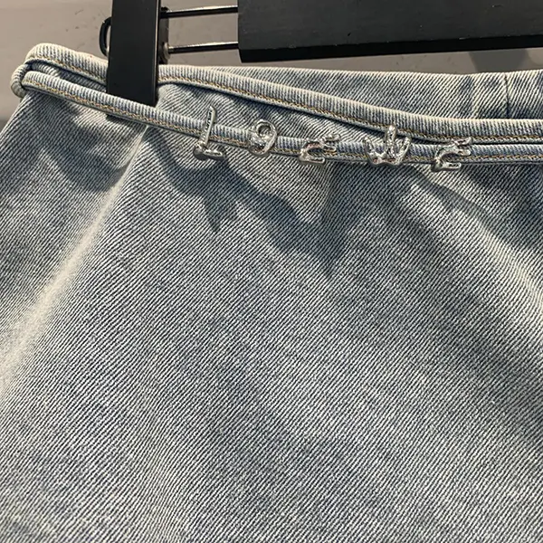 追跡付 ロエベ N級品 Paulas Ibiza denim skortデニムスコート lom85642