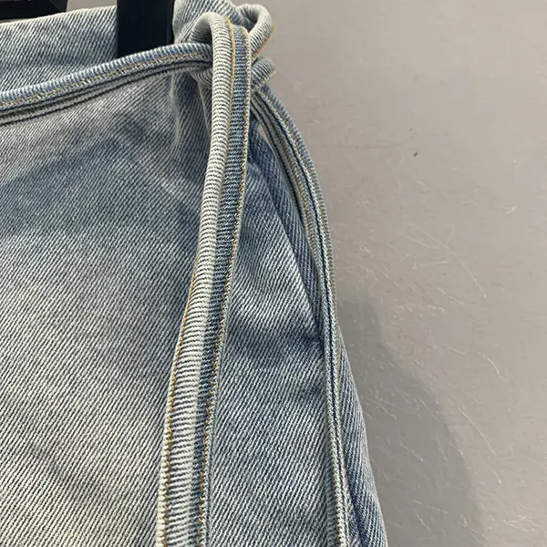 追跡付 ロエベ N級品 Paulas Ibiza denim skortデニムスコート lom85642