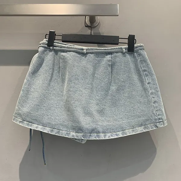 追跡付 ロエベ N級品 Paulas Ibiza denim skortデニムスコート lom85642