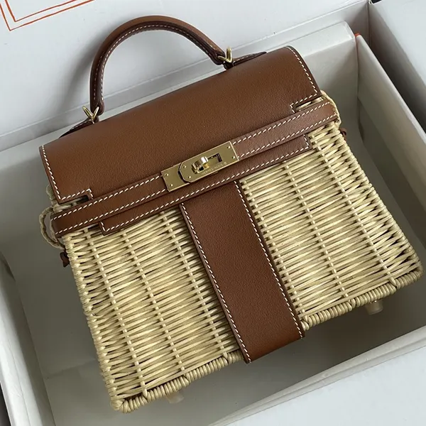 最新でオシャレ エルメス 激レア ケリーピクニックミニ ゴールド eru56101