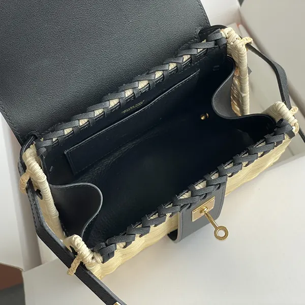 お洒落 エルメス ケリーピクニック ノワール/S金具 ert51403