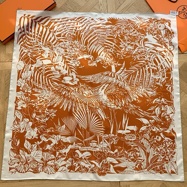 高級ブランド エルメス カレ90 Flamingo Party Tattoo スカーフ erq71327