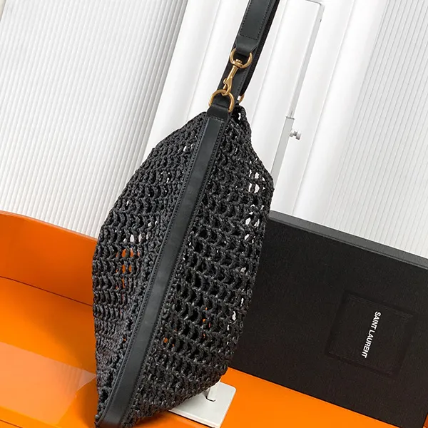 【お洒落☆】サンローラン YSL カサンドラ ショルダーバック スーパーコピー ラフィア ロゴ入 Sap51212