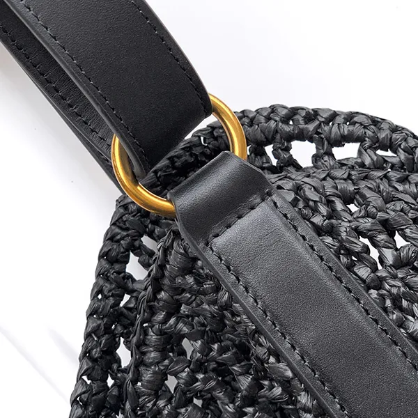 【お洒落☆】サンローラン YSL カサンドラ ショルダーバック スーパーコピー ラフィア ロゴ入 Sap51212