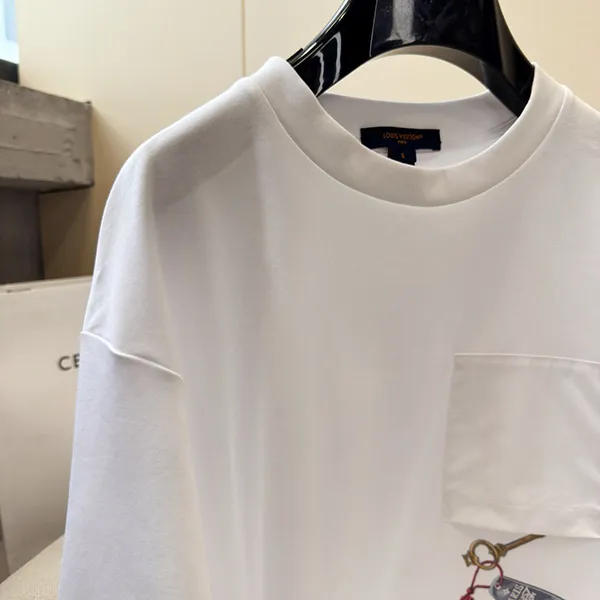 ルイ・ヴィトン Getaway Print Pocket T-Shirt スーパーコピー 1AK1NN