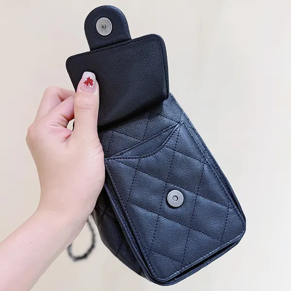 シャネル CHANEL25 ハンドバッグ ミニサイズ キャビアスキン ブラック AS5631 B22713 94305