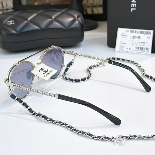 【上品★タイムレス】シャネル パイロット シェイプ サングラス