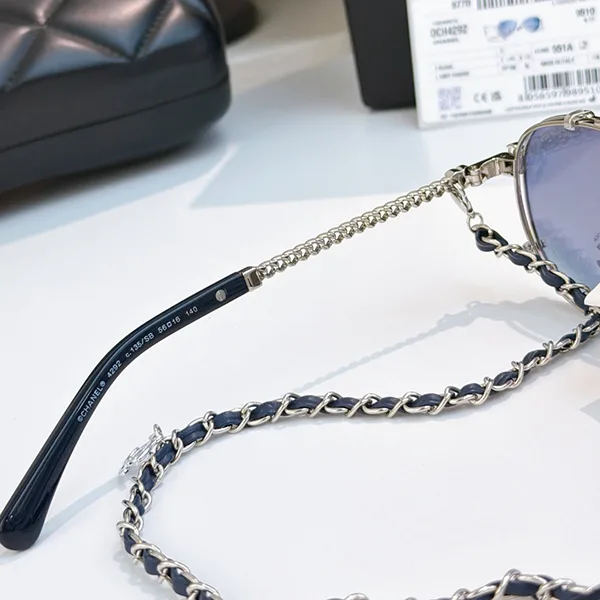 【上品★タイムレス】シャネル パイロット シェイプ サングラス