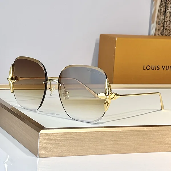 ルイヴィトン LV フラワーエッジ スクエアサングラス コピー