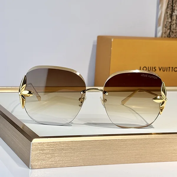 ルイヴィトン LV フラワーエッジ スクエアサングラス コピー