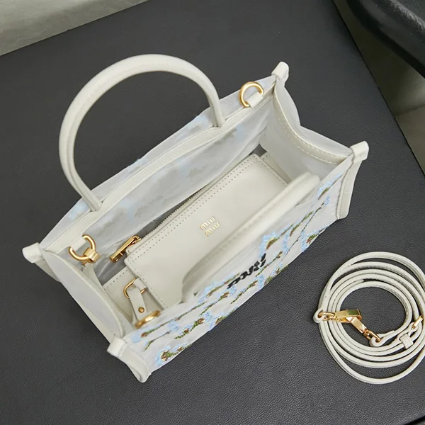ミュウミュウ●2way メッシュ トップハンドルバック