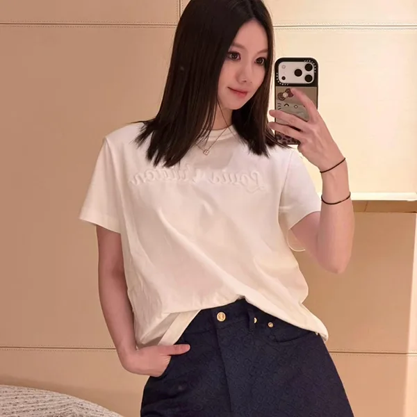 【 ルイヴィトン 】シグネチャー エンブロイダリー Tシャツ