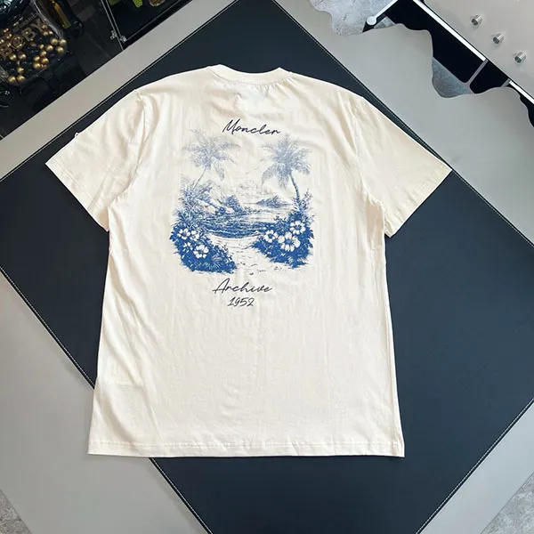モンクレール ビーチプリントTシャツ コピー L10918C0007289B8Q