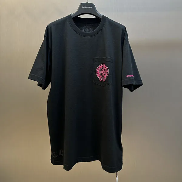 クロムハーツ コピー★CHプラス ホースシュー 半袖 ポケット Tシャツ
