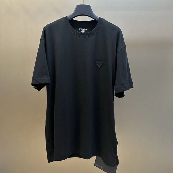 プラダ コットン Tシャツ コピー★ブラックUJN852_13CC