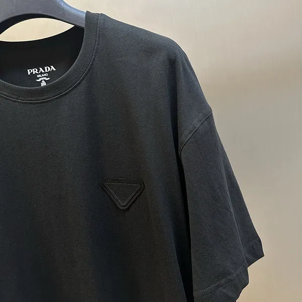 プラダ コットン Tシャツ コピー★ブラックUJN852_13CC