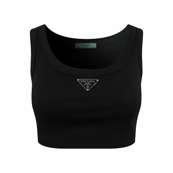 プラダ＊Jersey top ロゴジャージトップ コピー 39546C_10Z0