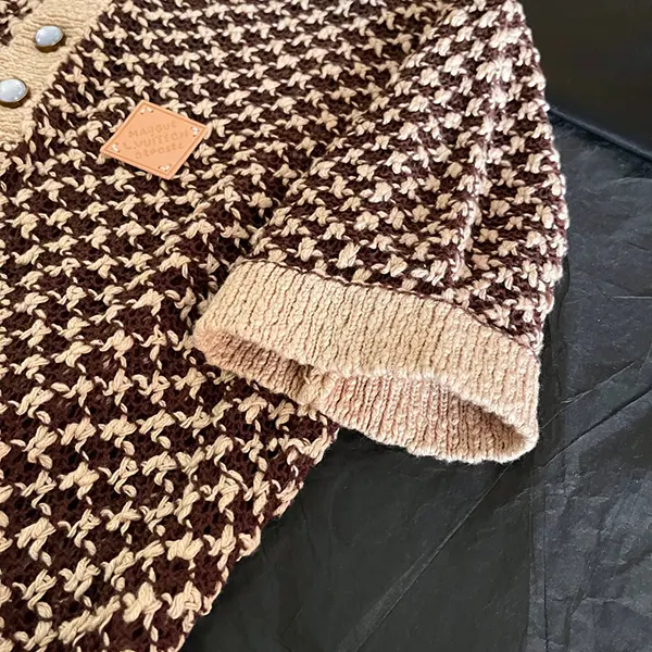 ルイヴィトン メッシュニット 半袖ポロシャツ