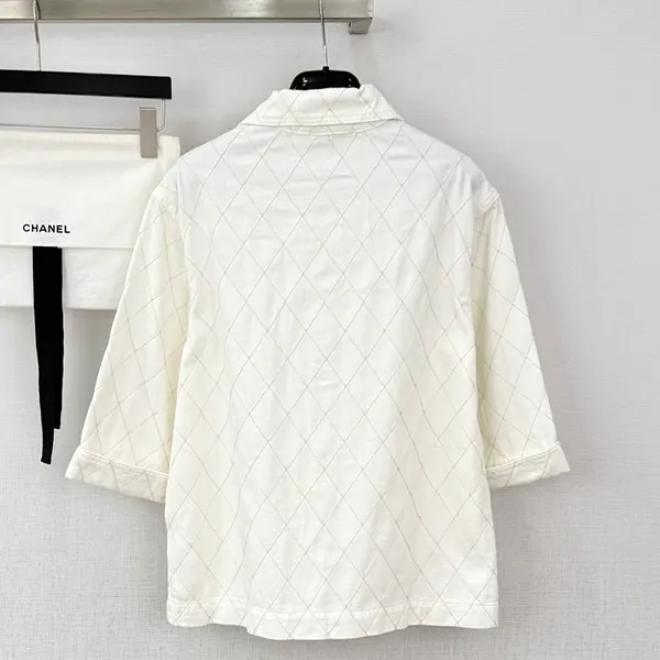 シャネル N級品 デニムジャケット ホワイト
