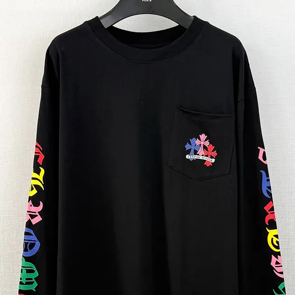 クロムハーツ マルチカラー クロス 長袖 Tシャツ