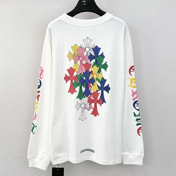 クロムハーツ マルチカラー クロス 長袖 Tシャツ
