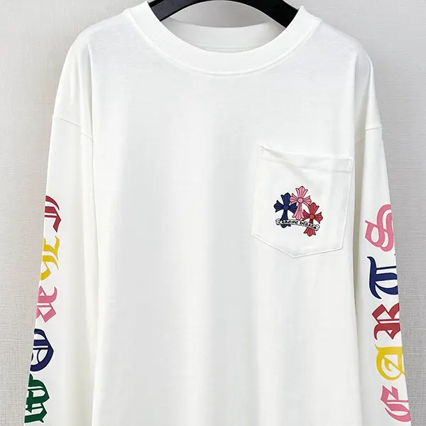 クロムハーツ マルチカラー クロス 長袖 Tシャツ