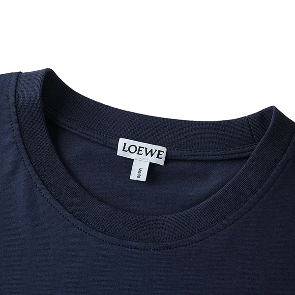 ロエベ ロゴ エンブロイダリーコットン Tシャツ