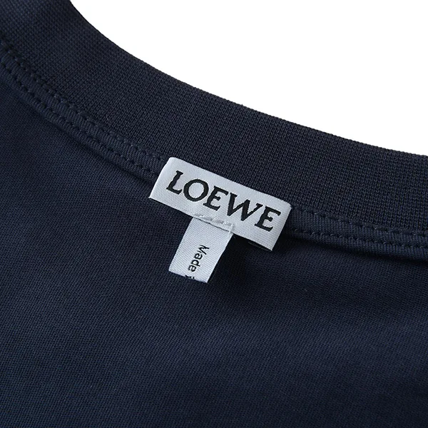 ロエベ ロゴ エンブロイダリーコットン Tシャツ