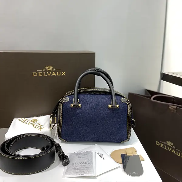 限定★デルボー★ COOL BOX MM バッグ スーパーコピー デニム Denimコピー