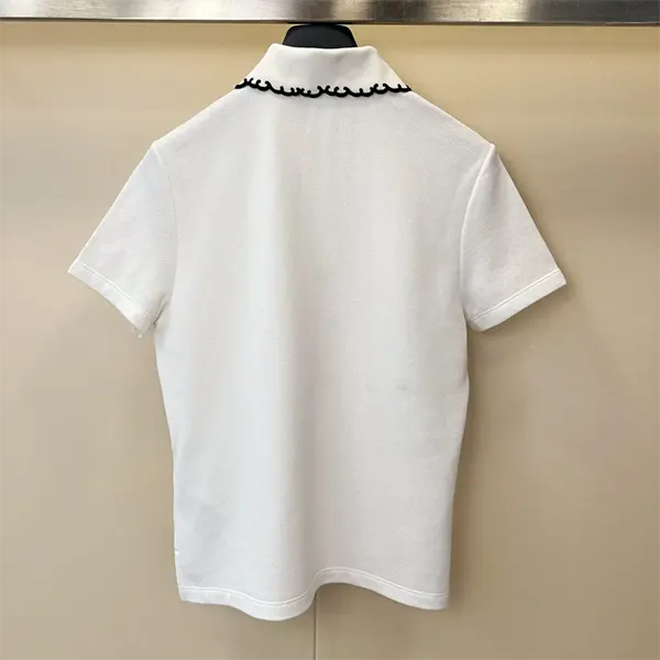★日本完売★ディオール エンブロイダリー 半袖 ポロシャツ スーパーコピー ピケ 643T45X4957_X0150