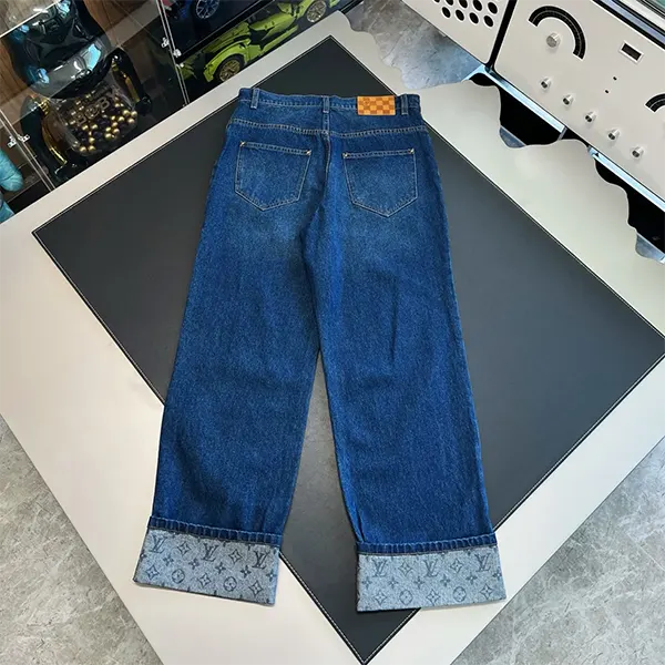 【ゆったりフォルム♪】ルイヴィトン スーパーコピー デニムスケートパンツ 1AK6RA