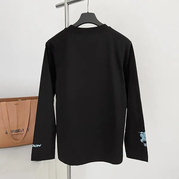 バーバリー ロングスリーブ ロンドンマップ コットンTシャツ スーパーコピー 81346691