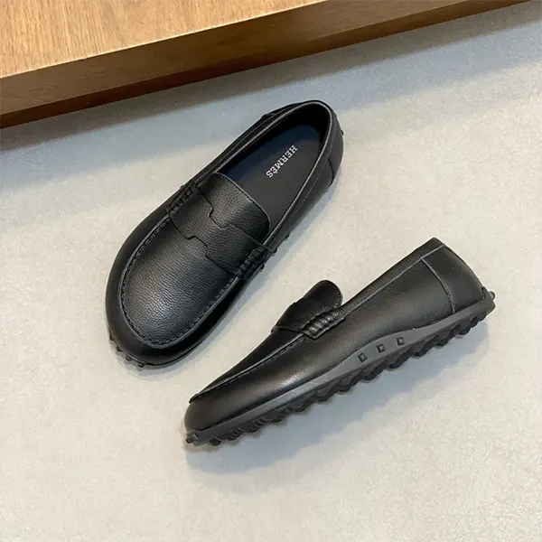 定番色【エルメス スーパーコピー】Mokassins Lazy モカシン ブラック レディース H261256Z