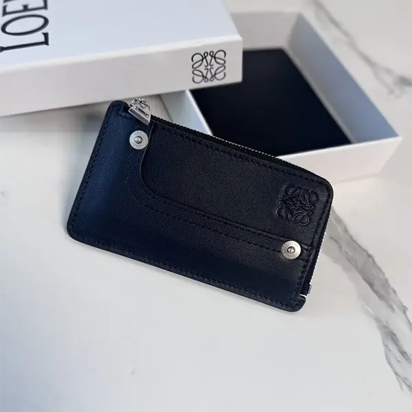 ロエベ スーパーコピー パンタ コインカードホルダー【ブラック】C643Z40XAK
