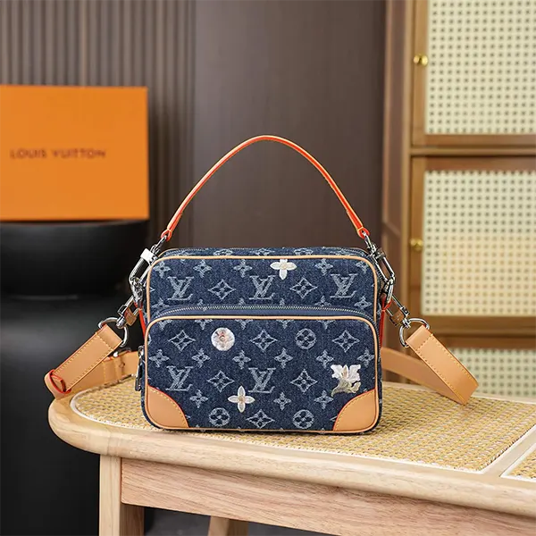 デニムで軽やか春映え ルイヴィトン スーパーコピー Nil Bagナイルモノグラムデニムショルダー M27553