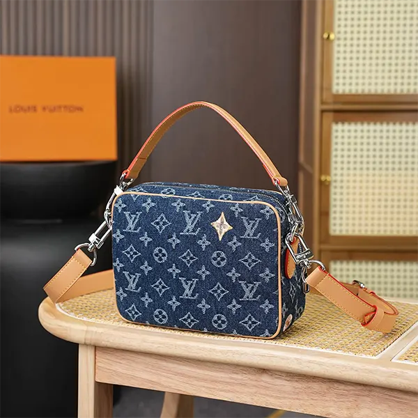デニムで軽やか春映え ルイヴィトン スーパーコピー Nil Bagナイルモノグラムデニムショルダー M27553