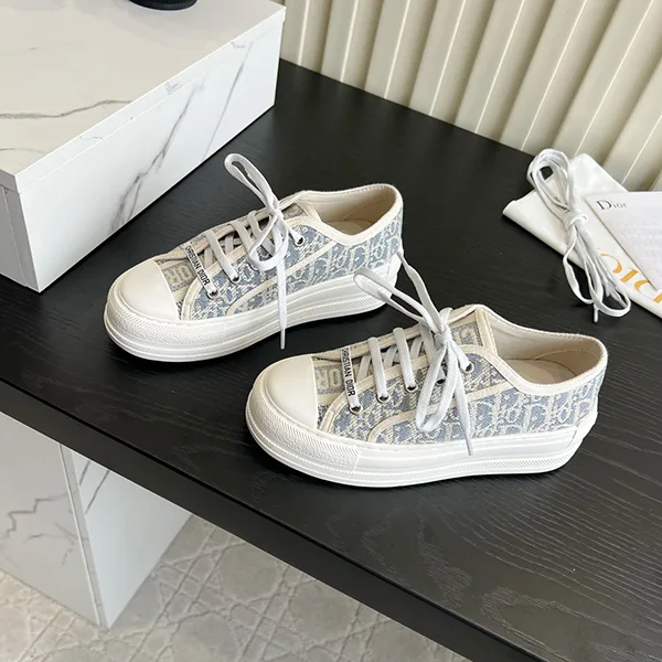 【カジュアル★】ディオール Walknディオール プラットフォームスニーカー KCK211OEC_S28N