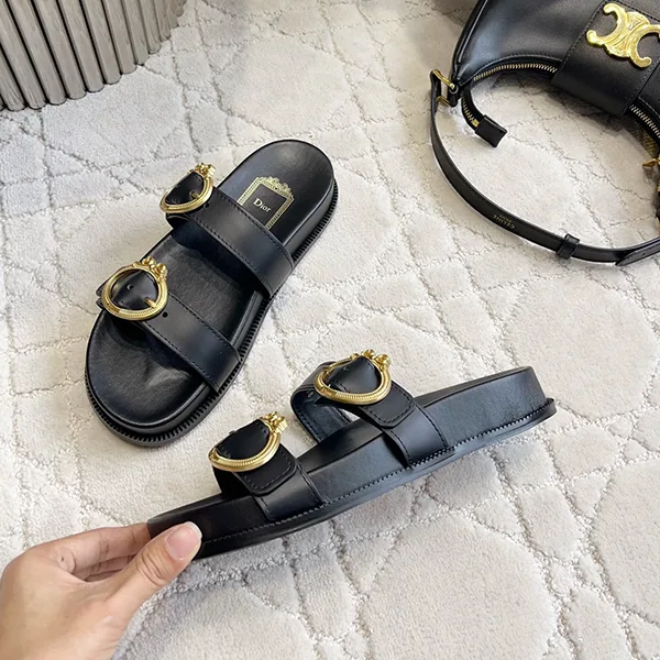 上品カジュアル【ディオール】Medaillon バックル スライド KCQ547LAB_S900
