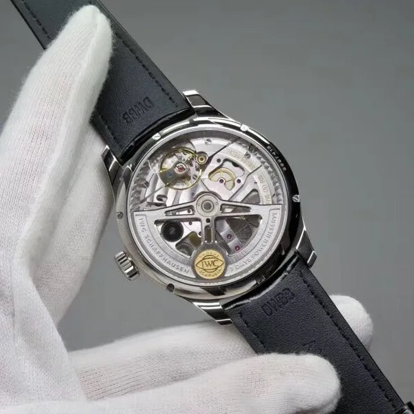 IWC ポルトギーゼ コピー アニュアル・カレンダー IW503501 44mm ホワイトダイヤル