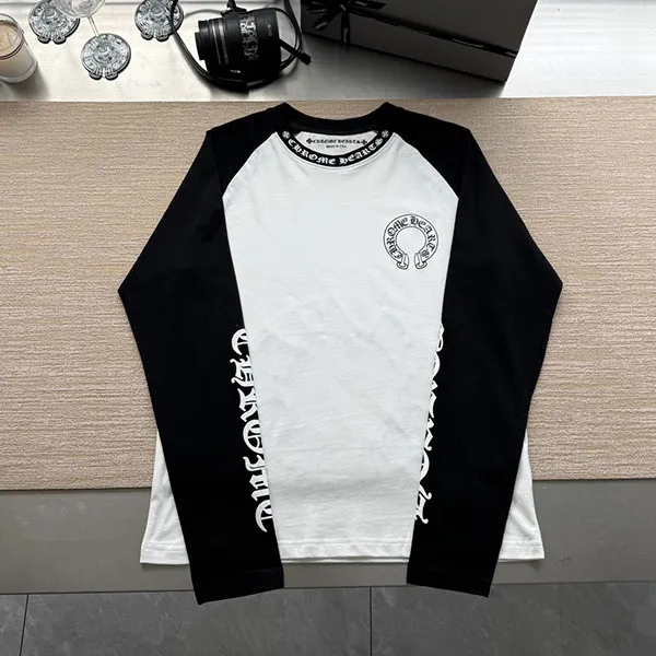 クロムハーツ ホースシュー ロゴ ロングスリーブ Tシャツ スーパーコピー