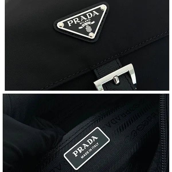 【プラダ】三角ロゴ Re-Nylon ポーチ付き ショルダーバッグ スーパーコピー 1BD994_RV44_F0038